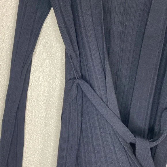 NWT House of Harlow 1960 Black Long Open Front Cardigan Size L - Picture 5 of 13